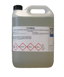 FOSMAN Líquido desincrustante, desoxidante y fosfatante para acondicionar metales